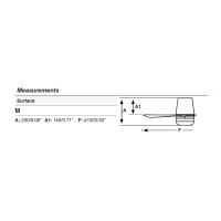Потолочный вентилятор PUNT TUB M Ш1300MM черный 3 P LED 18W TUYA