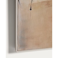 Абстрактная картина Meril в бежевых тонах, 120 x 150 см