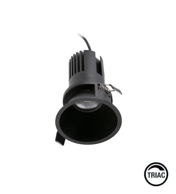 Встраиваемый светильник TULIPA DOWN SIM IP65 15W черный 36° 2700K CRI90 TRIAC
