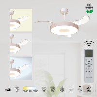 9638 Люстра потолочная-вентилятор COIN FAN MINI SMART
