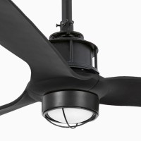 Потолочный вентилятор с освещением JUST FAN M Ш1280 черный 3P черный 3000K