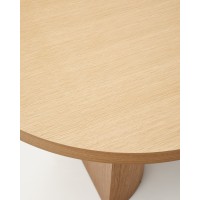 Стол Nealy с дубовым шпоном в натуральной отделке, 240 x 100 см