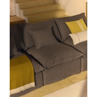 Двухцветный шерстяной плед Orlet, 130 x 170 см