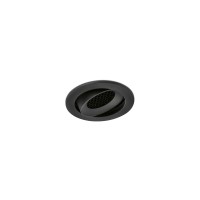 KIVI Встраиваемый светильник ORIENTABLE черный 5W 2700K 36° IP44