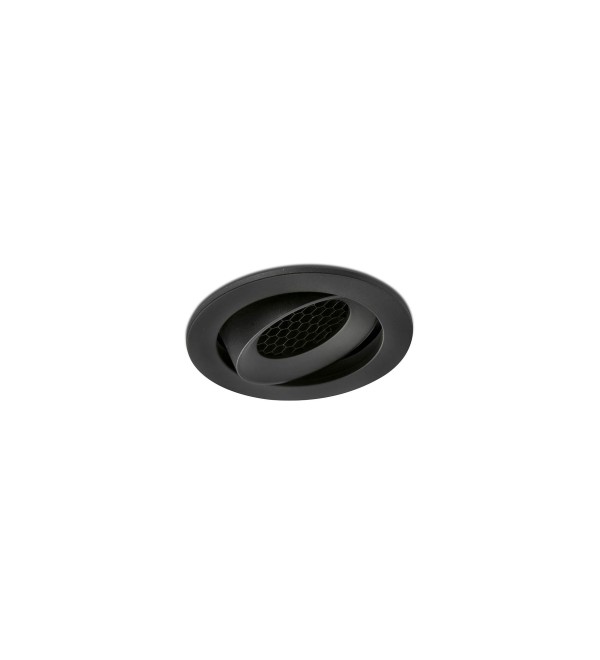 KIVI Встраиваемый светильник ORIENTABLE черный 5W 2700K 36° IP44