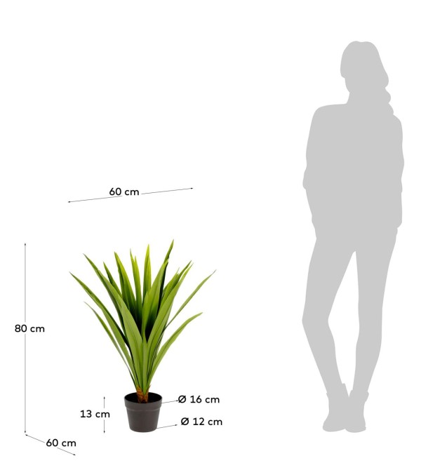 Flower Искусственная юкка 70см