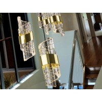 Люстра Iliada 13L черный/золотой D70