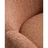 Кресло Corvena из терракотового шенилла, 98 см