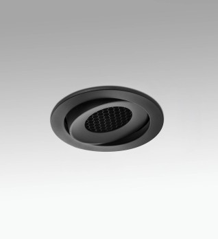 KIVI Встраиваемый светильник ORIENTABLE черный 7W 3000K 36° IP44