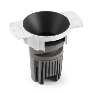 Встраиваемый светильник DEEP 78 R SMARCO черный 60° 4000K CRI95 STRIPY
