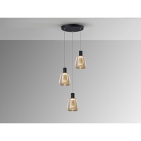 Люстра Carisa 3L золотая D35