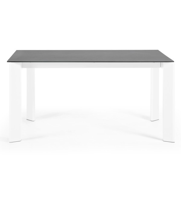 Стол Atta 160 (220) x90 белый керамический