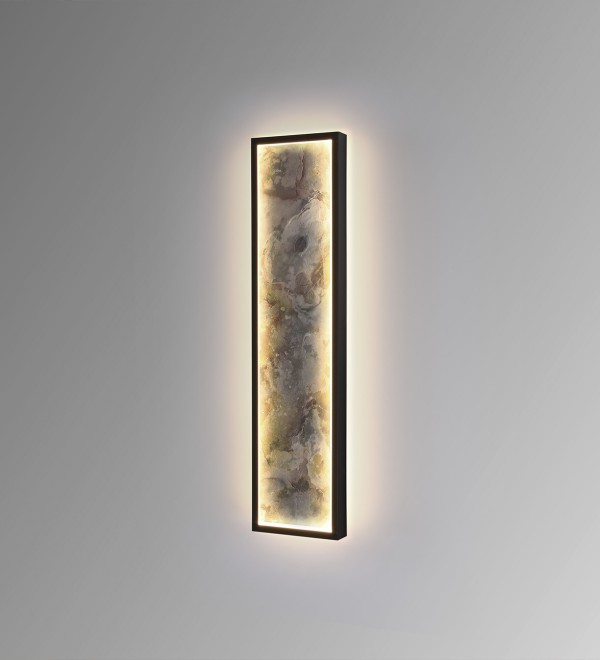 Настенный светильник Stone CCT- черный LED L60