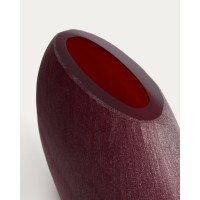 Ваза из бордового стекла Rovena 43,5 см