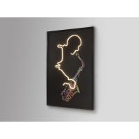 Saxofon Светодиодная картина LED 80X120
