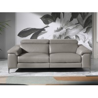 3-х местный диван 5320-3P-M5655 / 6122 с кожаной обивкой и механизмом релаксации