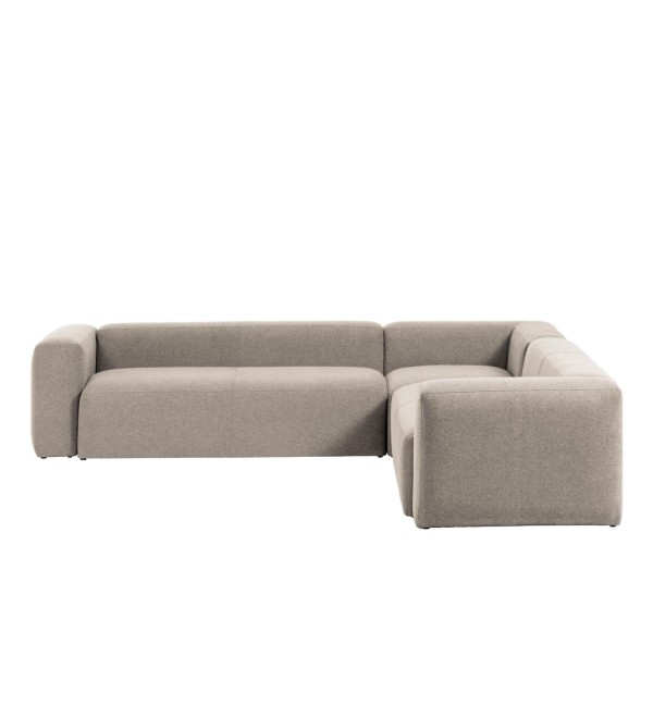 Диван угловой 6 местный Blok 320 x 320 cm бежевый