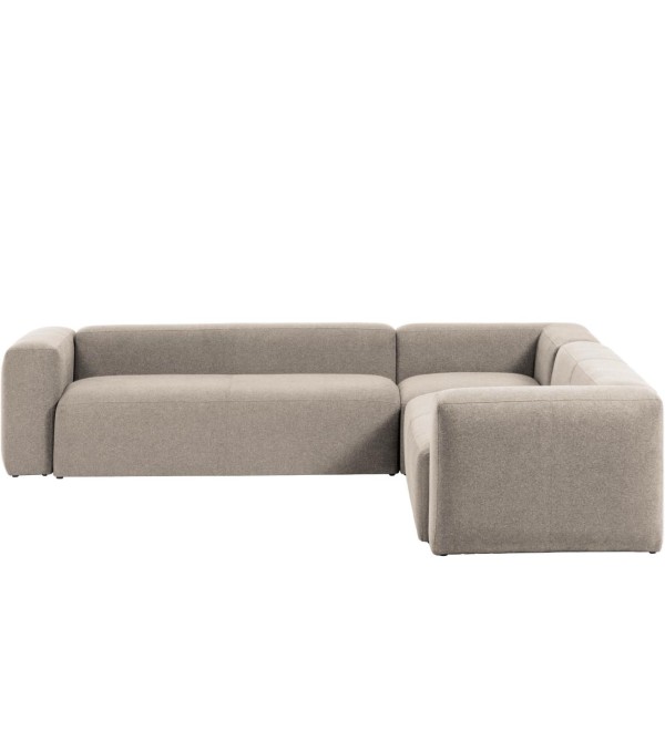Диван угловой 6 местный Blok 320 x 320 cm бежевый
