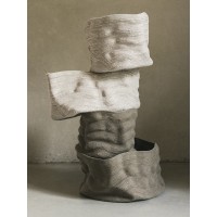 Корзина Точеный камень натуральная 30*25