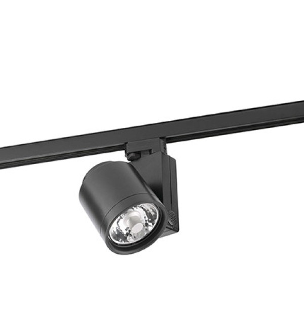 Трековый светильник Cylinder черный CDM-R111 20W