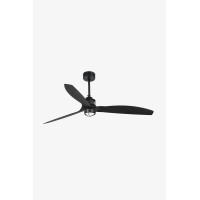 Потолочный вентилятор с освещением JUST FAN M Ш1280 черный 3P черный 3000K