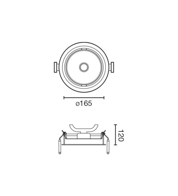 Потолочный светильник Optic LED 18 - 25W 4000K 56є
