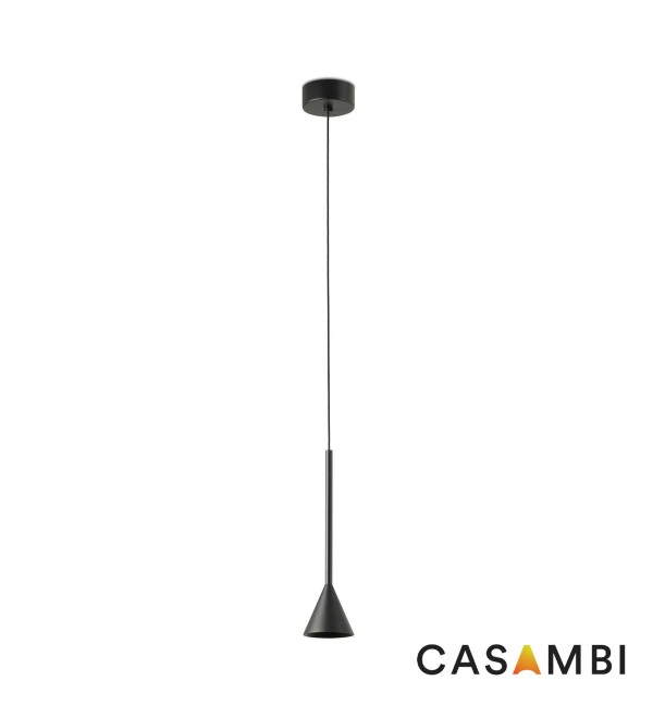 ANNA NESO Черный подвесной светильник 6 Вт 2700К CASAMBI