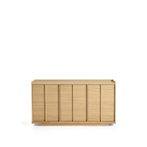 Комод Onix с отделкой из дубового шпона натурального оттенка, 150 x 80 см