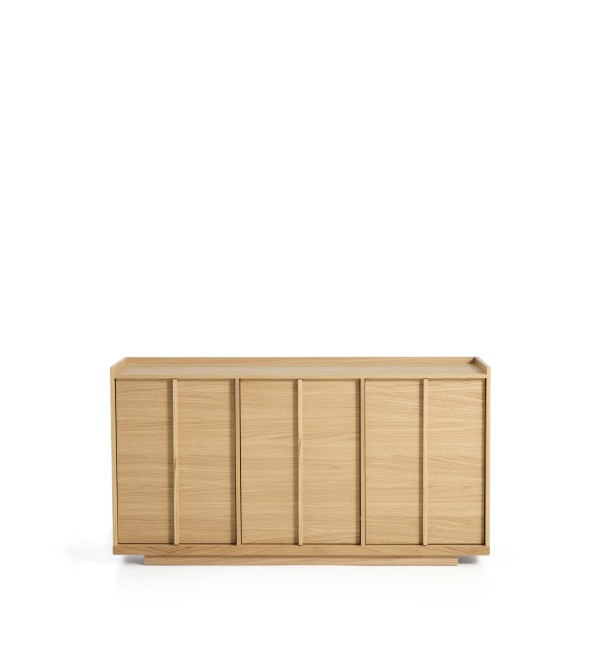 Комод Onix с отделкой из дубового шпона натурального оттенка, 150 x 80 см