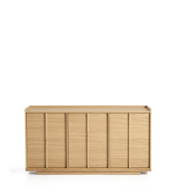 Комод Onix с отделкой из дубового шпона натурального оттенка, 150 x 80 см