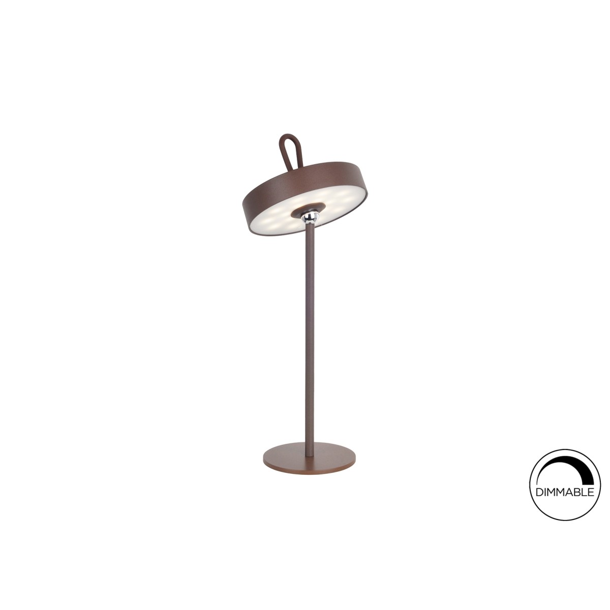 Gong Настольная лампа LED с отделкой Corten
