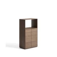 Стеллаж из шпона ореха Visala 60 x 106 см