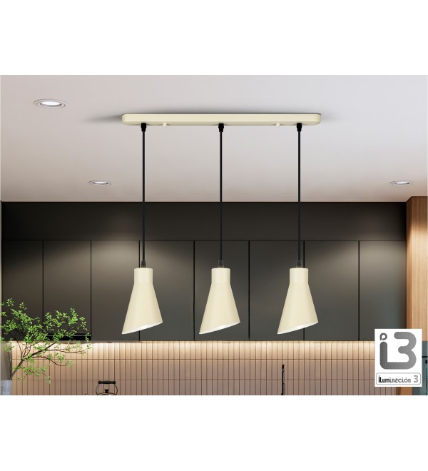 Bera Люстра 3L кремовый
