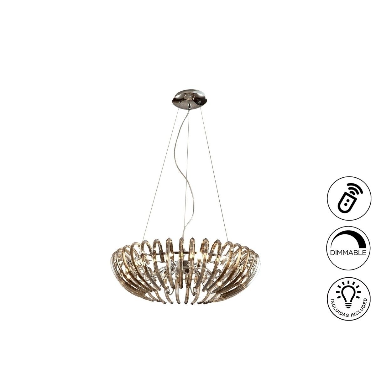 Люстра Ariadna 12L шампань DIMABLE