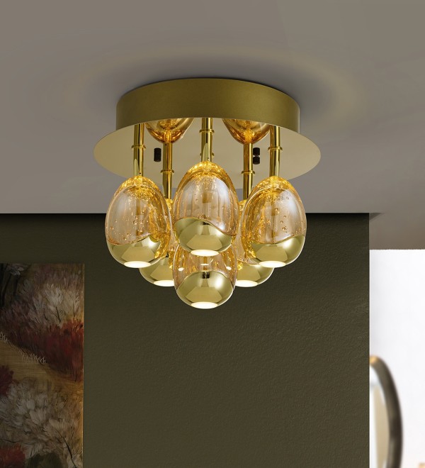 Потолочный светильник Rocio 6L золотой DIMABLE