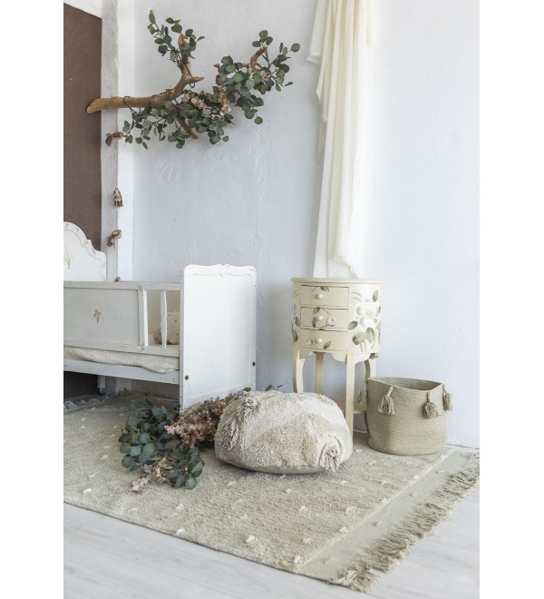 Корзина Древесный оливковая 30*30