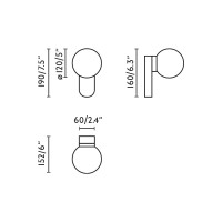 MABE Настенный светильник черный LED 6W 3000K