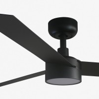 Вентилятор CRUISER L Ш1320mm черный 3 PALAS 18W LED CCT DIM