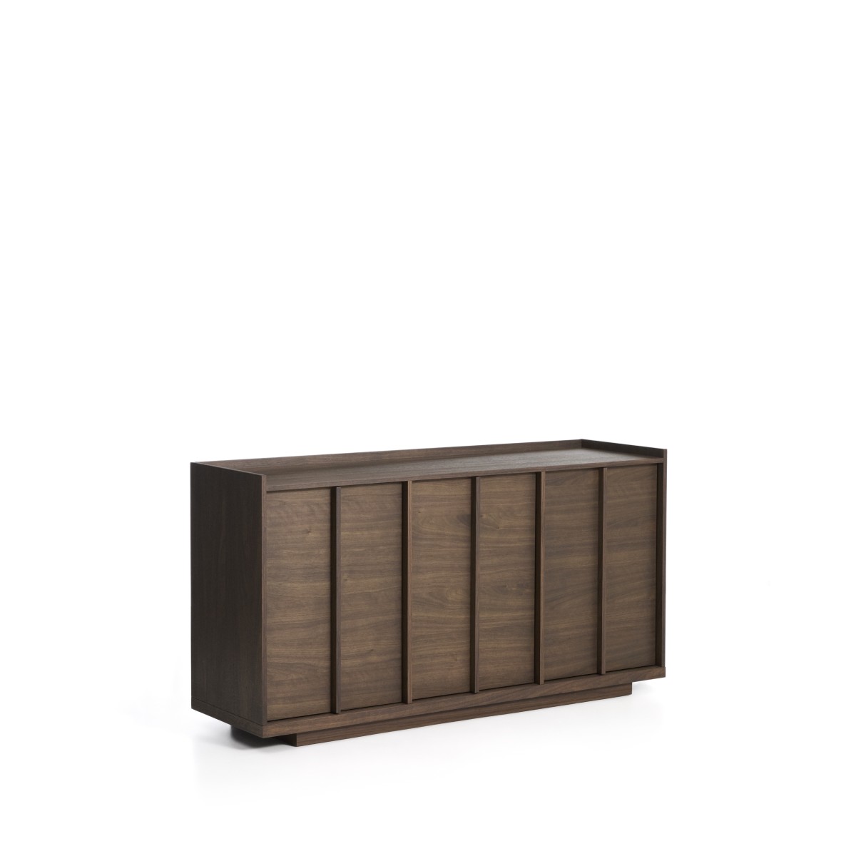 Комод Onix с отделкой из орехового шпона темного цвета, 150 x 80 см