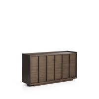 Комод Onix с отделкой из орехового шпона темного цвета, 150 x 80 см
