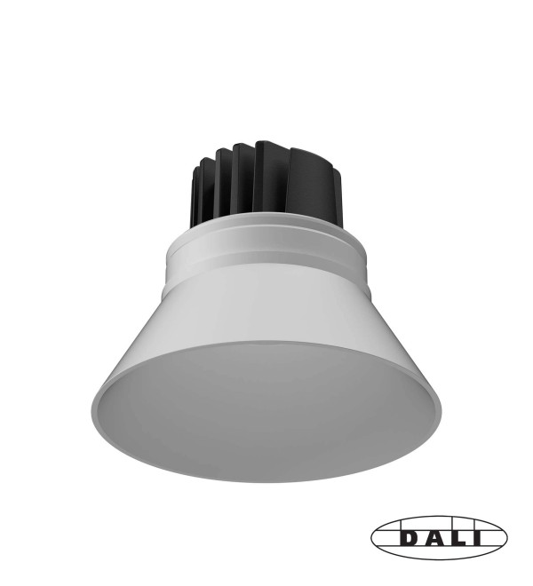Встраиваемый светильник ELIOS BELL IP20 10W белый 50є 2700K DALI