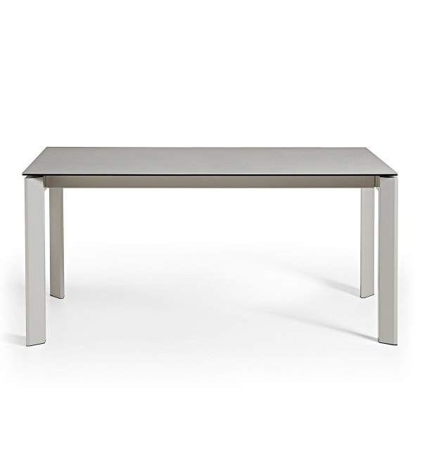Стол Atta160 (220) x90 серый керамика