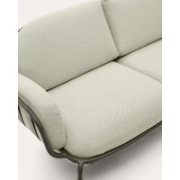 Joncols уличный алюминиевый 2-местный диван зеленого цвета 165 см