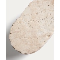 Подставка из травертина Zuno с необработанной поверхностью, 23 x 13 см