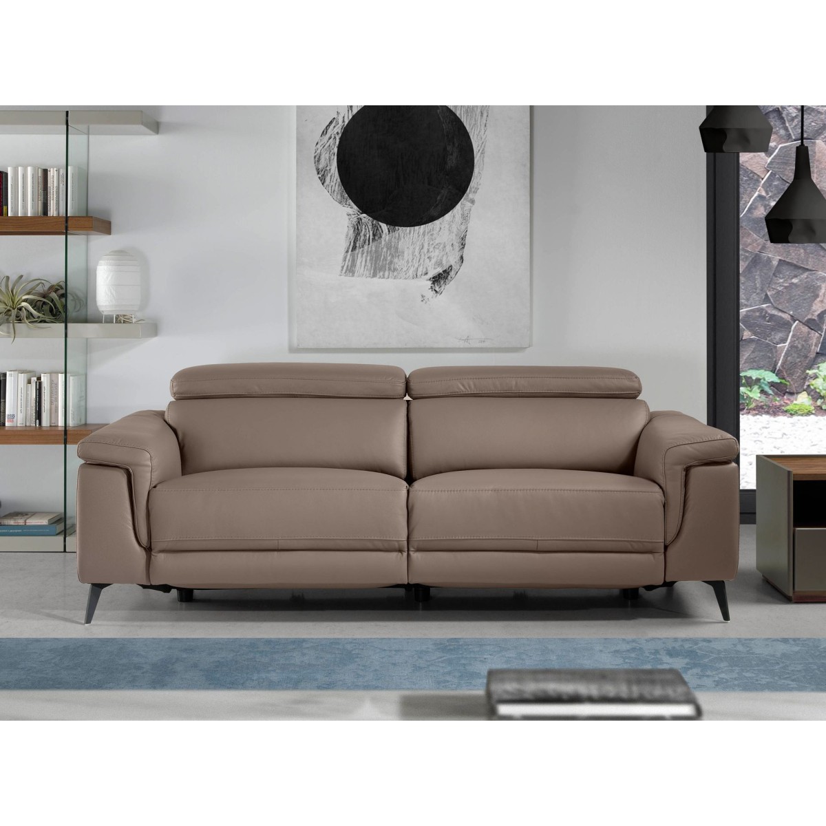 Диван 5319-3P-M9922 /6105 3-х местный с реклайнером