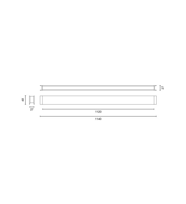 LUVA DECO Потолочный светильник 1120 12W 3000K белый