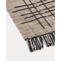 Eneo Ковер с бежевыми и коричневыми кисточками 160 x 230 см