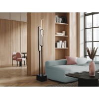 Colette Торшер 3L черный/розовое золото