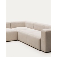 Угловой 5 местный диван Blok 320 x 290 cm бежевый