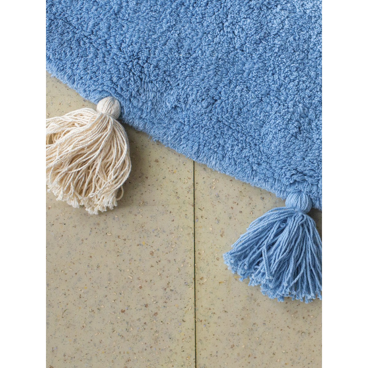 Хлопковый ковер Lillaland COLORFUL BLUE D140